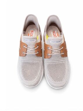 Skechers Men's Slip-Ins Sneakers Delson 3.0 Roth Taupe Sneakers Sz 10 NWOT